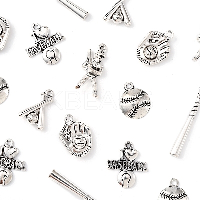 70Pcs 7 Styles Tibetan Style Alloy Message Pendants TIBEP-FS0001-36-1