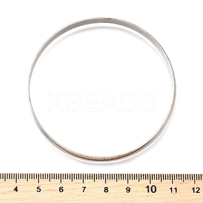 304 Stainless Steel Plain Bangles for Women LS-BJEW-V004-02B-P-1