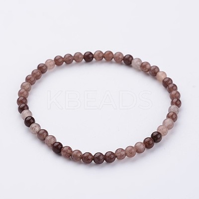 Natural Mixed Stone Stretch Bracelets BJEW-JB02460-1