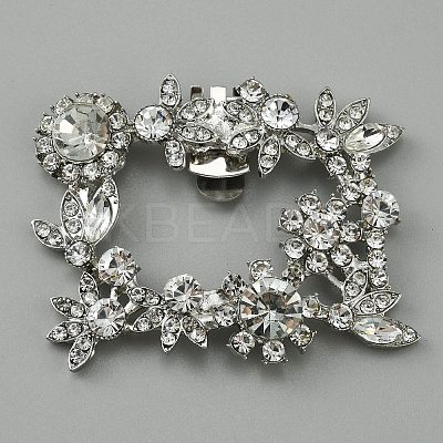 Alloy Crystal Rhinestone Wedding Shoe Decorations FIND-WH0120-80B-P-1