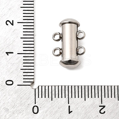 304 Stainless Steel Slide Lock Clasps STAS-F350-05A-P-1