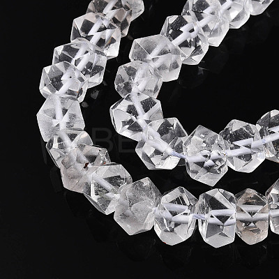 Natural Quartz Crystal Beads Strands G-N347-09A-01-1
