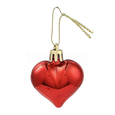Valentine's Day Electroplate Plastic Heart Pendants Decorations KY-D020-02C-1