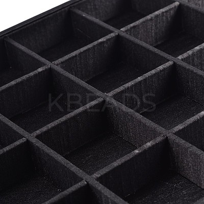 Wooden Cuboid Jewelry Presentation Boxes ODIS-N021-03-1