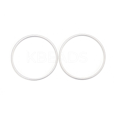 Brass Linking Rings KK-Y003-03H-S-1