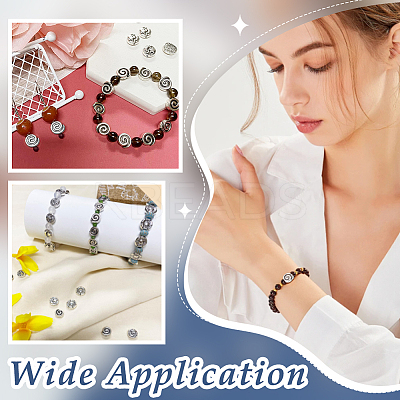 90Pcs Tibetan Style Alloy Beads TIBEB-LP0001-15-1