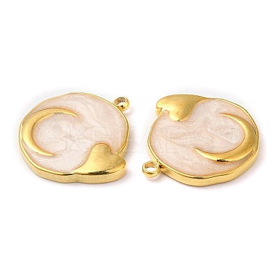 Real 18K Gold Plated 304 Stainless Steel Pendants STAS-A084-25G-05-1