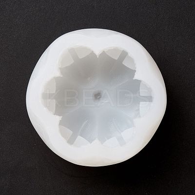 DIY Halloween Theme 6Pcs Skulls Pumpkin-shaped Candle Making Silicone Statue Molds DIY-D057-04-1