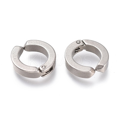 Tarnish Resistant 303 Stainless Steel Cuff Earrings EJEW-F262-01A-P-1