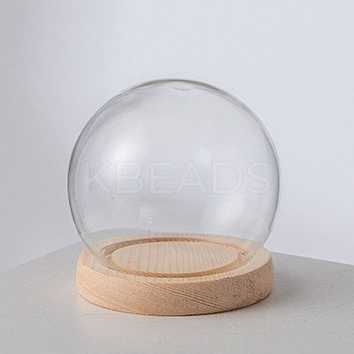Round Glass Dome Cover PW-WG21808-02-1