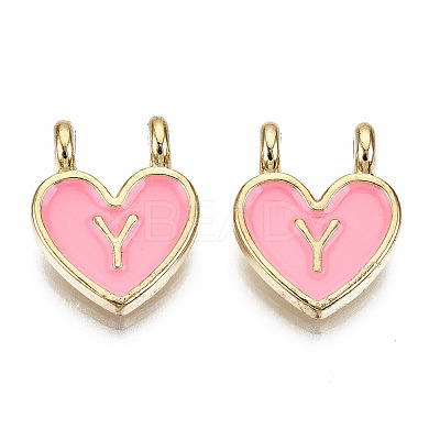 Alloy Enamel Charms X-ENAM-T012-02Y-RS-1