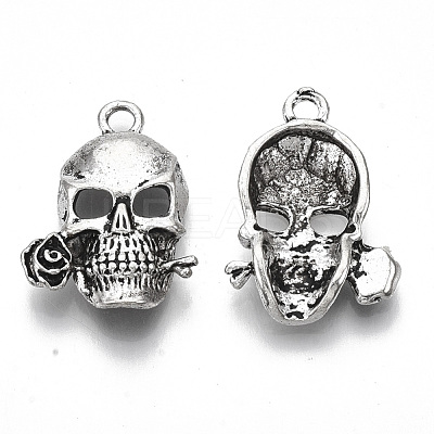 Tibetan Style Alloy Pendants X-TIBE-S320-054AS-LF-1