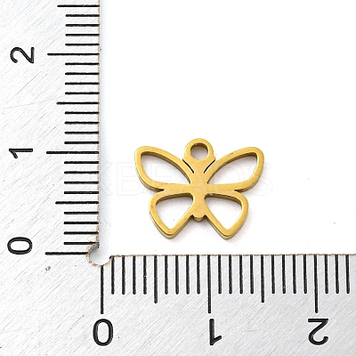 Ion Plating(IP) 316 Surgical Stainless Steel Charms STAS-Q314-18G-1