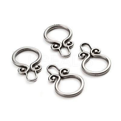 Tarnish Resistant 304 Stainless Steel Toggle Clasps Parts STAS-D142-03C-P-1