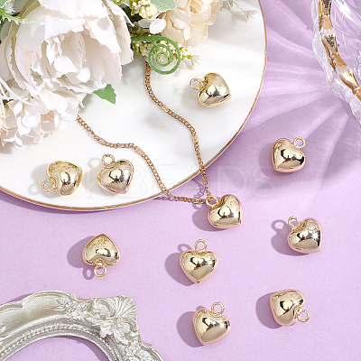 10Pcs Brass Pendants KK-BBC0025-54-1
