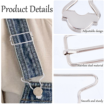 10 Sets Iron Gourd Buckle and In-line Buckle DIY-BBC0002-75B-P-1