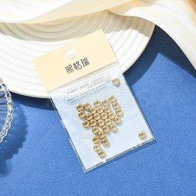 SHEGRACE Rondelle Brass Beads XGRPCU920-244G-1