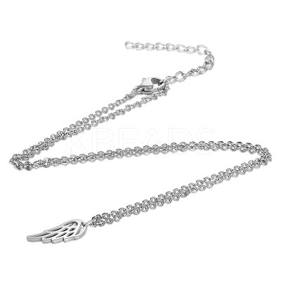 Tarnish Resistant 201 Stainless Steel Pendants Necklaces LS-NJEW-S063-TN504-1-1