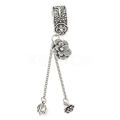 Tibetan Style Alloy Big Pendants FIND-H056-06AS-1