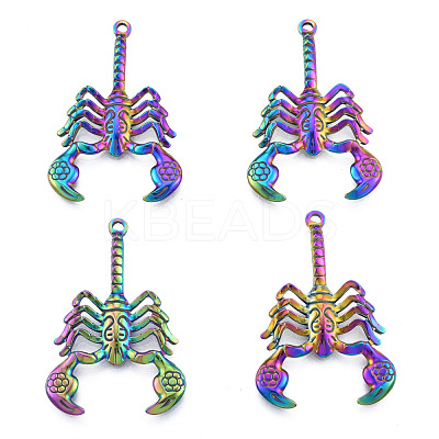 201 Stainless Steel Pendants STAS-N098-169M-1