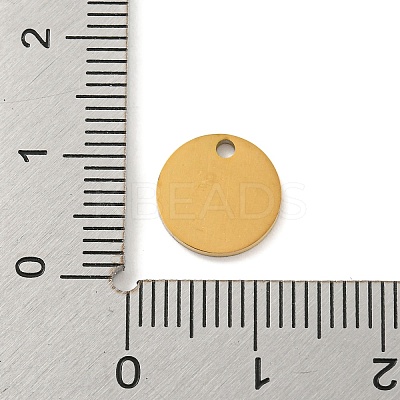 Ion Plating(IP) 304 Stainless Steel Pendants FIND-M017-02G-R-1