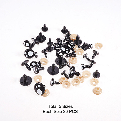 Resin Craft Doll Eyes DIY-WH0126-01-1