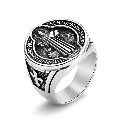 304 Stainless Steel Finger Rings PW-WG29B81-03-1