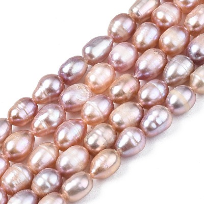 Natural Cultured Freshwater Pearl Beads Strands PEAR-N012-06A-1