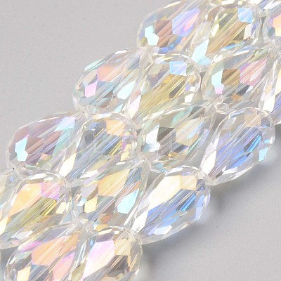 Transparent Glass Beads Strands EGLA-S194-09-A01-1