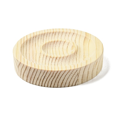 Pine Wooden Bangle Bracelet Finger Ring Diplay Holder Tray LS-BDIS-D002-01A-1
