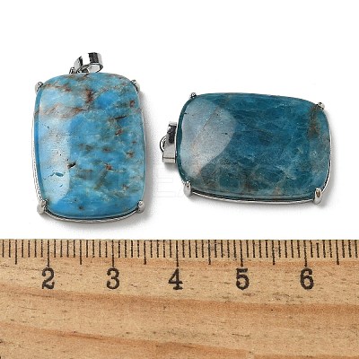 Natural Apatite Pendants G-Z070-01P-04-1