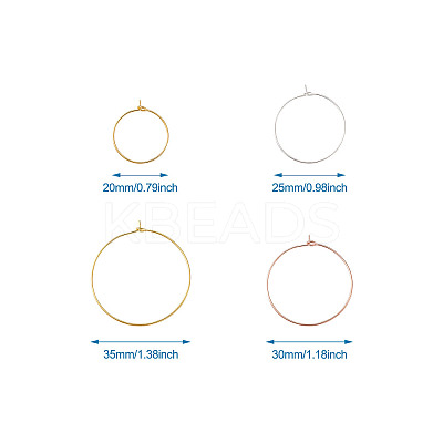 Brass Wine Glass Charm Rings KK-CD0001-05-1