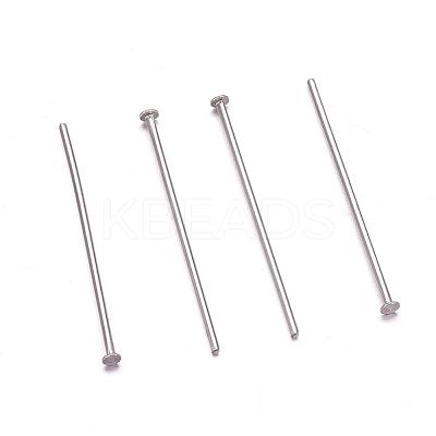 Tarnish Resistant 304 Stainless Steel Flat Head Pins STAS-H358-08C-1