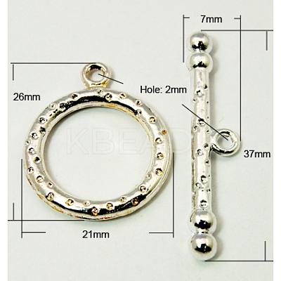 Tibetan Style Toggle Clasps LS-ZX-RLF1408Y-NF-1
