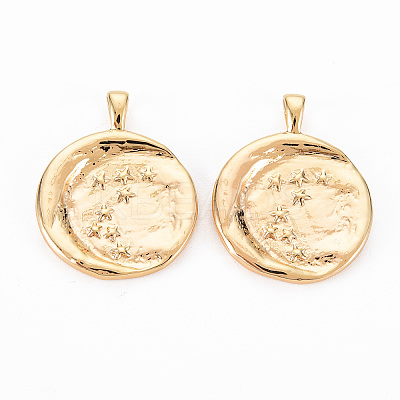 Brass Pendants X-KK-S356-520-NF-1