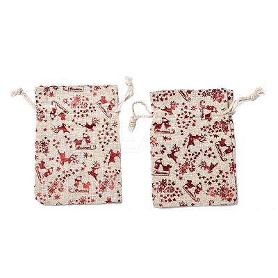 Cotton Gift Packing Pouches Drawstring Bags ABAG-B001-01B-05-1
