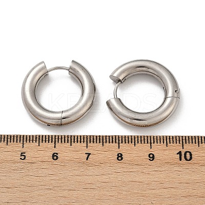 202 Stainless Steel Polishing Hoop Earrings EJEW-M106-02P-04-1
