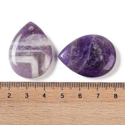 Natural Amethyst Pendants G-G115-02I-1