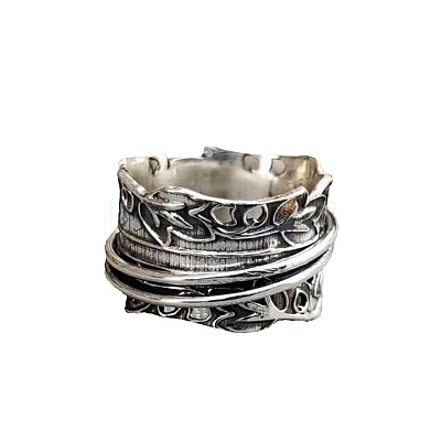 Retro Zinc Alloy Rotating Finger Rings FS-WG91BB4-04-1