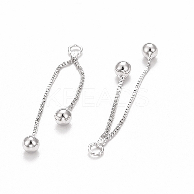 Rack Plating Brass Tassel Pendants LS-KK-C236-02P-1