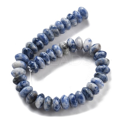 Natural Blue Spot Jasper Beads Strands G-P559-A15-02-1
