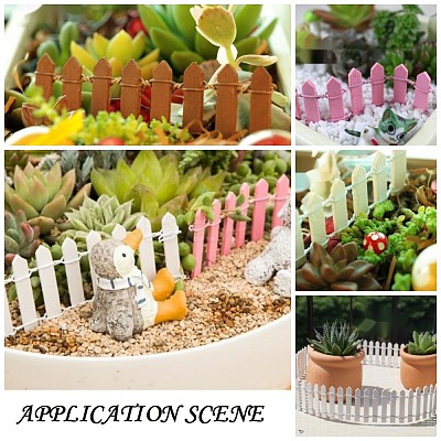 Miniature Fairy Garden Fence AJEW-Z005-01L-1