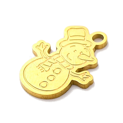 Christmas Theme 201 Stainless Steel Charms LS-STAS-Q015-13G-03-1