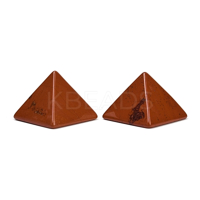 Natural Red Agate Orgonite Pyramid Display Decorations G-C186-07D-1