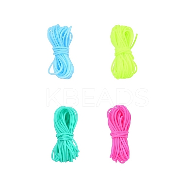 20M 4 Colors Hollow Pipe PVC Tubular Synthetic Rubber Cord RCOR-YW0001-06A-1