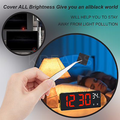 Rectangle PET LED Light Blocking Stickers AJEW-WH0270-042A-1
