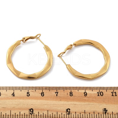 201 Stainless Steel Hoop Earrings EJEW-P304-09G-1