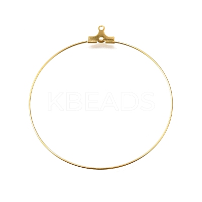 PVD Vacuum Plating 304 Stainless Steel Pendants STAS-T031-20-50mm-G-1