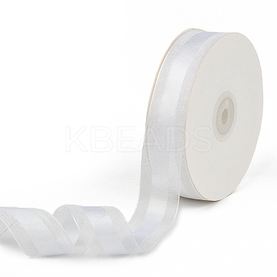 1Roll Solid Color Organza Ribbons ORIB-CY0001-02I-1