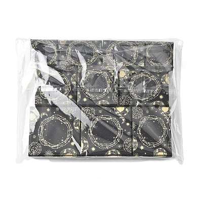 10Pcs 5 Styles Sun Moon Star Printed Cardboard Gift Boxes CBOX-FS0001-09-1